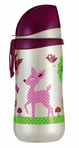 Cana First Cup Girl PP 330 ml cu clip de prindere 12+ luni