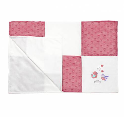 Paturica dubla Baby Ono Minki Pink
