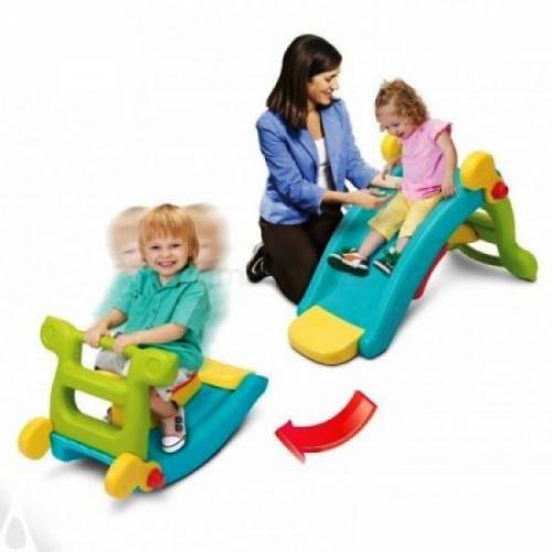 Tobogan pentru copii Grown Up Maxi Slide 2 in 1 cu balansoar