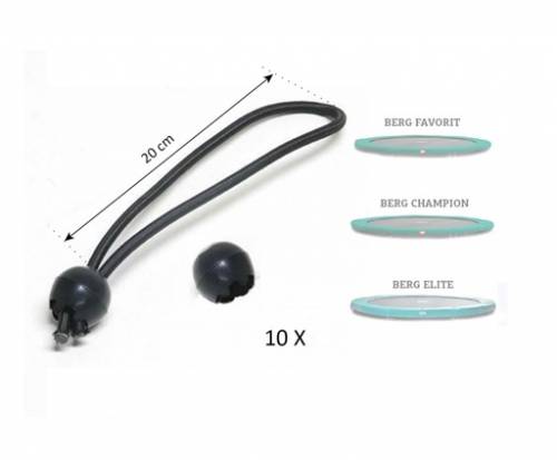 Set elastice prindere plasa de siguranta (10 buc)