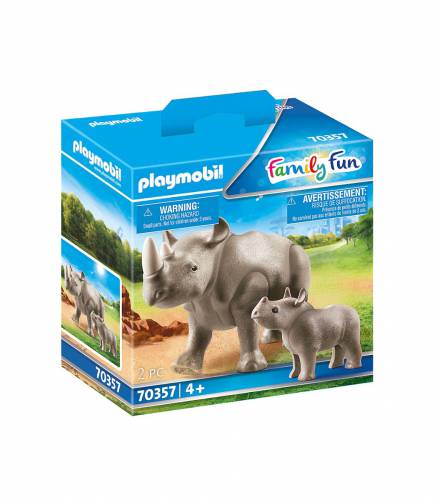 Playmobil PM70357 Rinocer Cu Pui