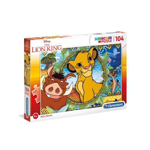 Puzzle 104 piese Clementoni Lion King 27287