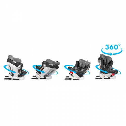 Scaun auto 0-36 Kg cu isofix Ricokids Stigo Gri